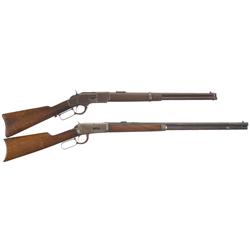 Two Winchester Lever Action Long Guns