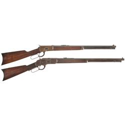 Two Winchester Lever Action Rifles