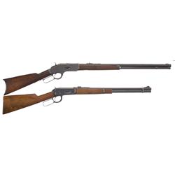 Two Winchester Lever Action Long Guns