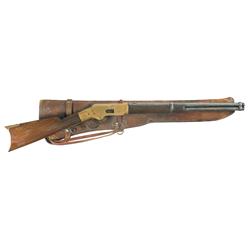 Winchester Third Model 1866 Lever Action Carbine with Leather Scabbard