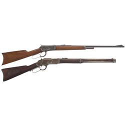 Two Winchester Lever Action Long Guns