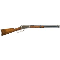 Winchester Model 1894 Lever Action Saddle Ring Carbine in Scarce 25-35 WCF Caliber
