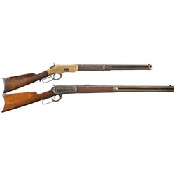 Two Winchester Lever Action Long Guns