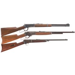 Three Rifles- A) Winchester Model 94 Lever Action Rifle