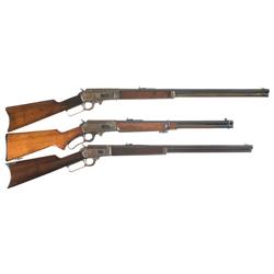 Three Marlin Lever Action Long Guns