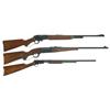Image 1 : Two Lever Action Rifles and One Pump Action Rifle-