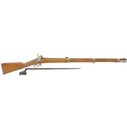 French Percussion Rifle with Bayonet