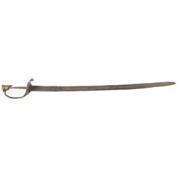 Scarce Unmarked Confederate Boyle & Gamble Foot Officers Sword, Recovered from the Shiloh Battlefiel