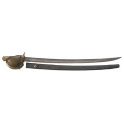 U.S. Ames Model 1860 Navy Cutlass with Scabbard