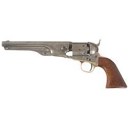 Factory Engraved Colt Model 1861 Navy Percussion Revolver