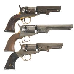 Three Percussion Revolvers