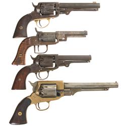 Four Percussion Revolvers