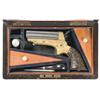Image 1 : Sharps Model 1A Four Barrel Pepperbox Pistol with Case