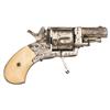 Image 1 : Engraved Belgian Revolver with Ivory Grips
