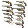 Image 1 : Thirteen Spur Trigger Revolvers