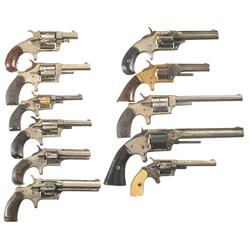Eleven Spur Trigger Revolvers