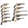Image 1 : Eleven Spur Trigger Revolvers