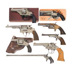 Five Revolvers and Three Pistols