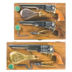 Three Reproduction Percussion Revolvers