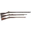 Image 1 : Three Antique Long Guns