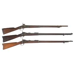 Three Antique U.S. Military Long Guns