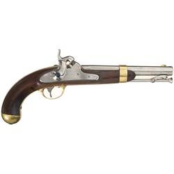 U.S. Henry Aston Model 1842 Percussion Pistol