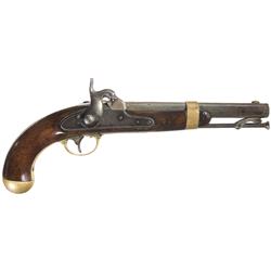 U.S. H. Aston Model 1842 Percussion Pistol
