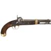 Image 1 : U.S. H. Aston Model 1842 Percussion Pistol