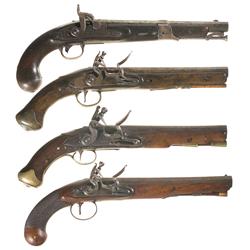 Four Antique Pistols