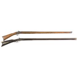 One Kentucky Rifle and One Fowling Gun