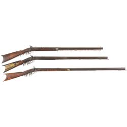 Three Percussion Conversion Kentucky Rifles