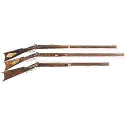 Three Percussion Rifles