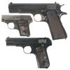Image 1 : Three Colt Semi-Automatic Pistols