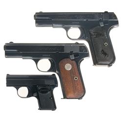 Three Semi-Automatic Pistols