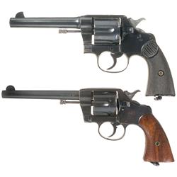 Two Colt Double Action Revolvers