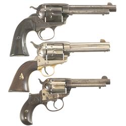 Three Colt Revolvers