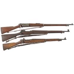 Three U.S. Military Rifles