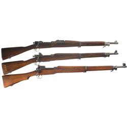 Three U.S. Bolt Action Rifles