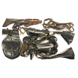 U.S. Model 1904 McClellan Saddle and Saddle Bags with Holsters, Spurs and Halter
