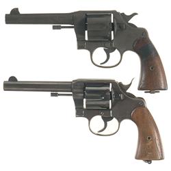 Two Colt Double Action Revolvers