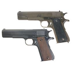 Two Argentinean 45 Caliber Pistols