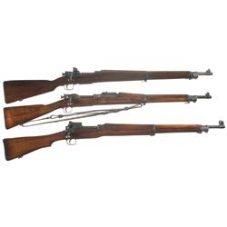Three U.S. Bolt Action Rifles