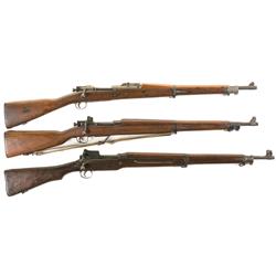 Three U.S. Military Rifles