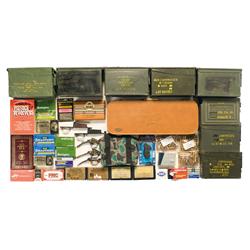 FN Single Barrel Shotgun Frame with Ammunition and Miscellaneous Items