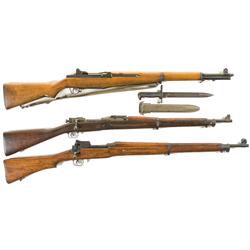 Three U.S. Military Rifles