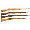 Image 1 : Four Bolt Action Rifles