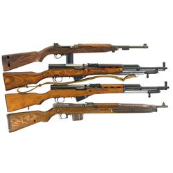 Three Semi-Automatic Military Rifles and One Carbine