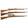 Image 1 : Three Martial Bolt Action Rifles