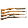 Image 1 : Four Martial Bolt Action Rifles