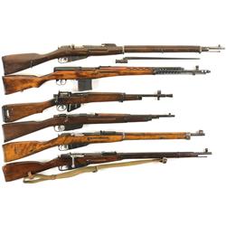 Six Military Long Arms